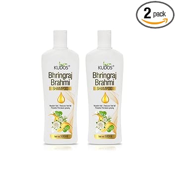Kudos Bhringraj Brahmi Shampoo (Pack Of 2)