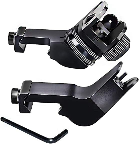 45 Degree Front and Rear Rapid Transition Backup Picatinny Sight Set Rapid Transition 20mm Rail Sight (Pack of 1)
