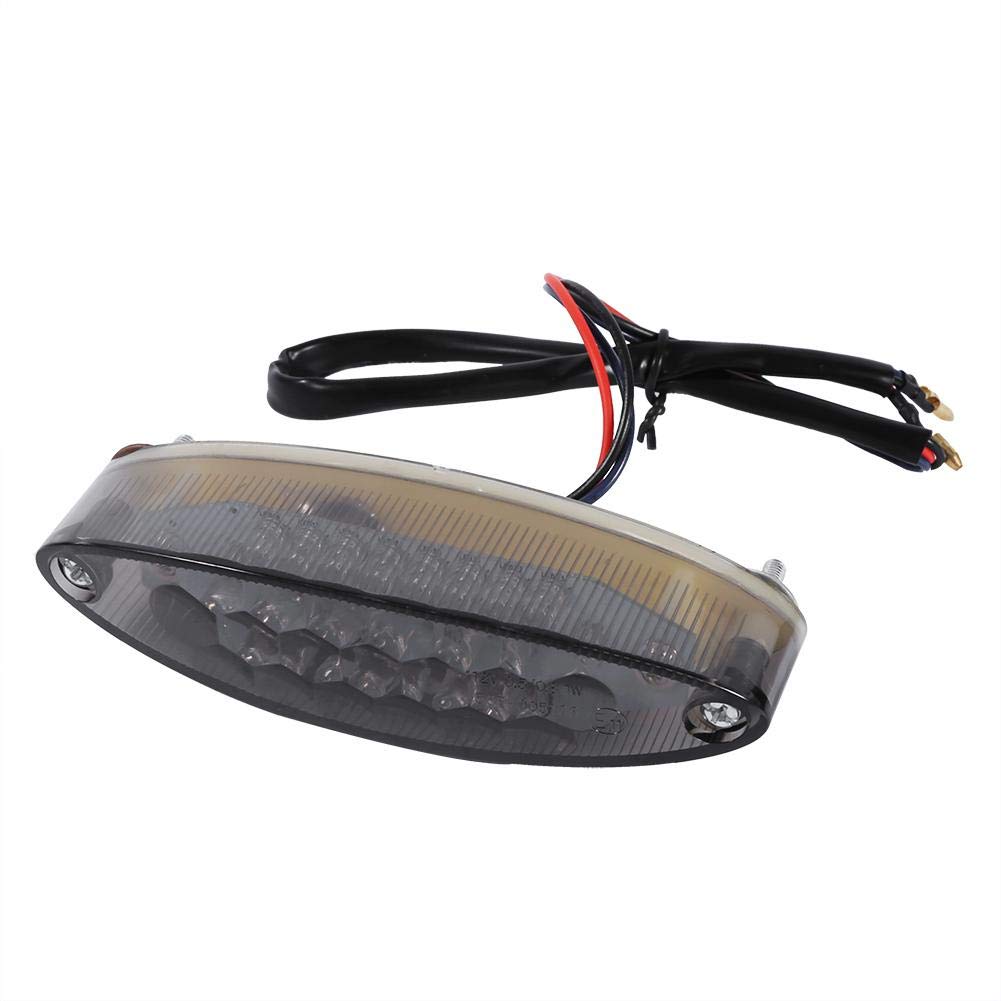 Alchemy Parts Cromo Moto LED Semaforo Fanale Posteriore Lenti Alchemy Parts Cromo Moto LED Semaforo Fanale Posteriore Lenti