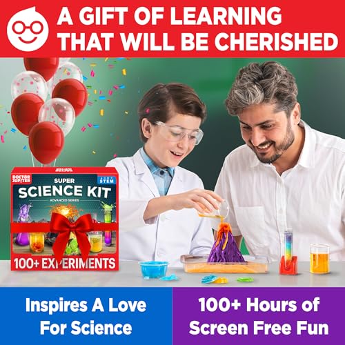 Doctor Jupiter Super Science Kit for Kids With Experiments