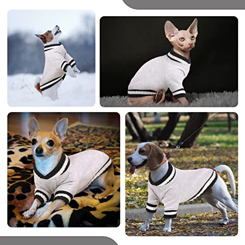 Fuamey Dog Pullover Sweater, Dog Winter Coat Cold Weather Outfit Dog Clothes Warm Dog Jacket Small Medium Large Dog Winter Vest Easy On Puppy Boy Girl Sweater #TOP2