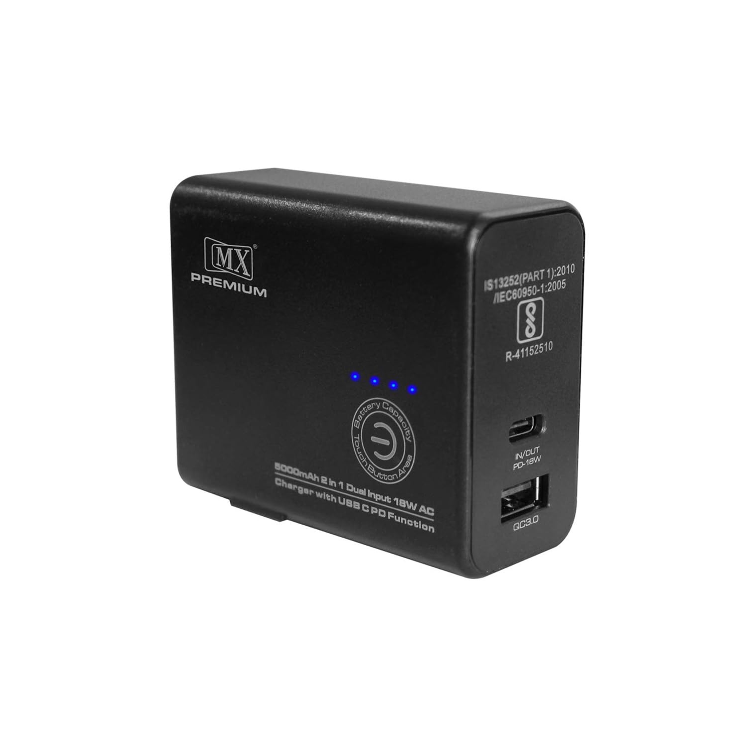 MX 5000mAh 2-in-1 Powerbank with Wall Charger| Dual USB Ports | Portable Fast Charging for iPhone, Android & USB Devices | Compact Travel-Friendly Charger-image-31