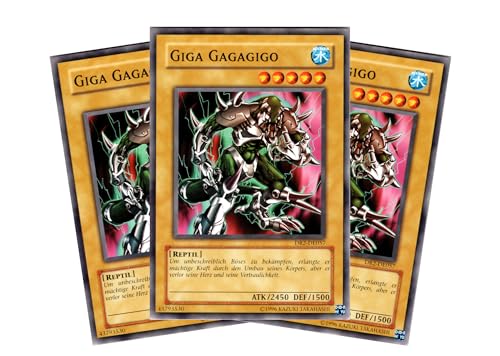 Giga Gagagigo - Playset (3 Karten) - DR2-DE057 - Common - Deutsch - Yugioh - Dark Revelation Volume 2 - mit RC-Fieldcenter Giga Gagagigo - Playset (3 Karten) - DR2-DE057 - Common - Deutsch - Yugioh - Dark Revelation Volume 2 - mit RC-Fieldcenter