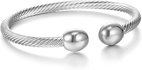 Miniatura 8 de Elegante pulsera magnética de cobre con imanes de terapia para el dolor de artritis para mujeres y hombres regalos para el día del padre Cobre