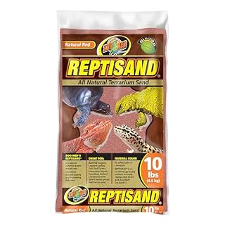 Zoo Med Reptisand sable de quartz rouge naturel, sac de 4,5 kg