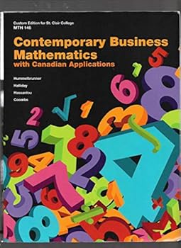 Unknown Binding Contemporary Business Mathematics with Canadian Applications. Book