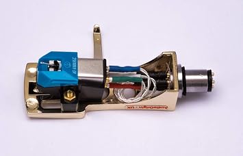 Gold plated Headshell, mount, cartridge and stylus, needle for Pioneer PLX-1000, PL-518, PL-530, PL-A35, PLX-500, PL-560, PL-200, PL-516, PL-255, PL-200X, XL-A700, PL-A45D, PL-A450