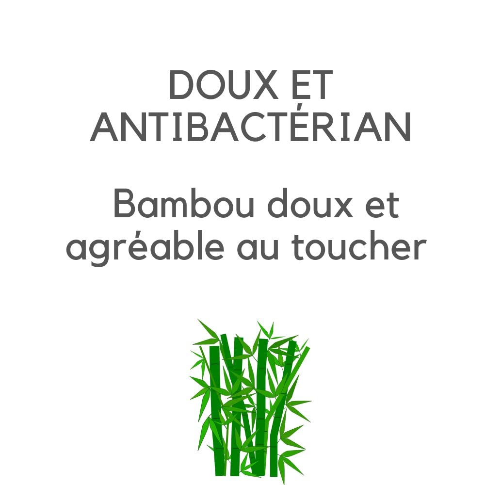 Lingettes lavables bambou lot de 10