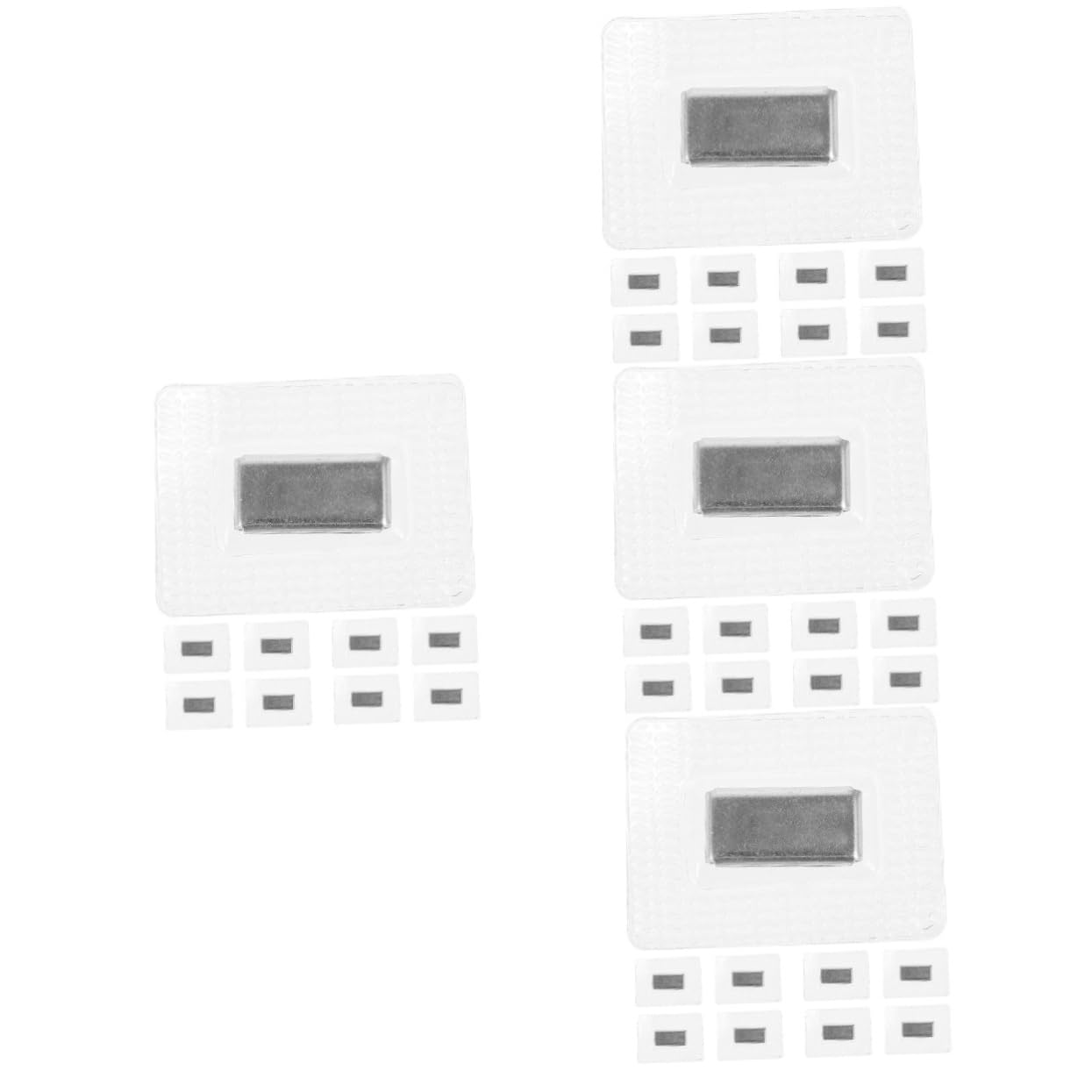 OUNONA 40 Piezas Broches Imanes Para Cortinas Botones De Costura De Ropa Imanes Para Cierre De Bolso Cierres Magneticos Para Carteras Coser Imanes El Plastico