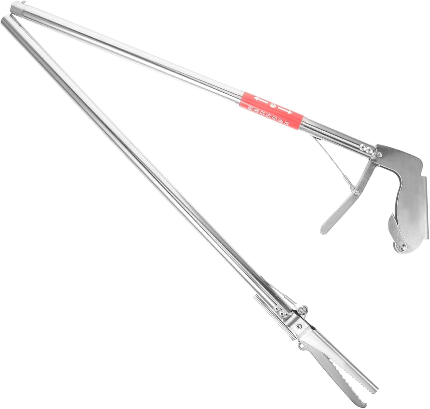 balacoo Stainless Steel Snake Catcher Tool Clip Folding Snake Grabber Clamp Reptile Catcher Easy to Clean Store