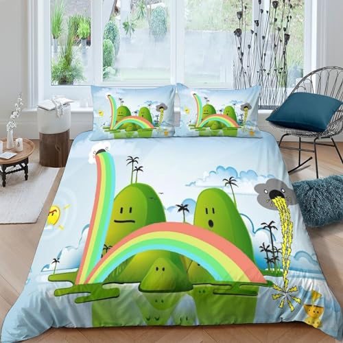 Housse de couette lit 2 personnes fermeture éclair pour enfiler facilement - 2