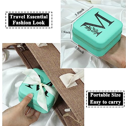 Parima Personalized Small Initial Jewelry Box Jewelry Case Organizer Travel Essentials Gifts For Women Mom Friends Female Birthday Gifts For Her Bridesmaids Teen Girls Teenage Gifts Idea Initial A #TOP2