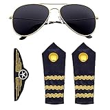 Sie Sonnenbrille kommt mit goldfarbenem Gestell und getönten Gläsern daher