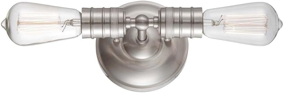 Minka Lavery Sconce Wall Light in Brushed Nickel Finish