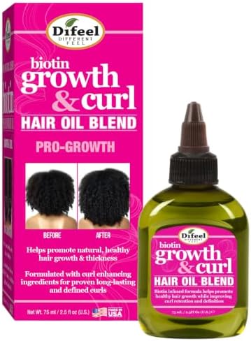 Biotin Growth and Curl Hair Oil Blend - Travel Size 2.5 oz.