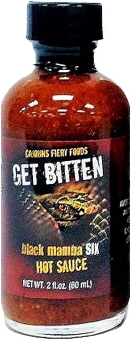 CaJohns Black Mamba 6 Get Bitten Hot Sauce