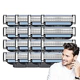 Razor Blades for Gillette Blades Refill, Upgrade Nano Blades with Dual Lubrication, Mens Replacement, Father, Boyfriend, Friend, The Best Gift for Father's Day - Manual Blades -  Gbbazu