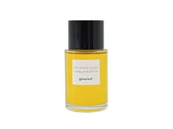 glowiest Effortless Glow Camellia Body Oil Anti-Aging & Antioxidant Formula with Camellia Japonica, Hazelnut & Castor Oils Lightweight, Fast-Absorbing, Deep Moisture 100ml