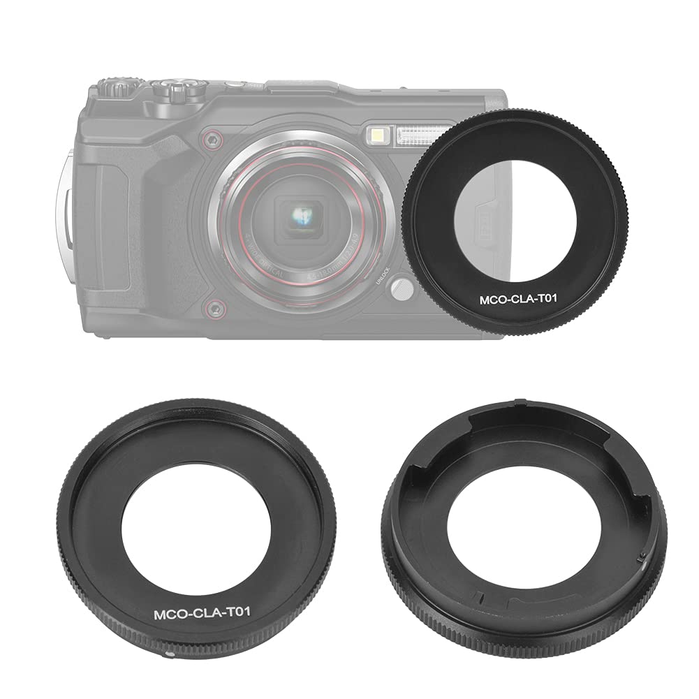 MCO CLA T01 Aluminium Adapter Soczewki dla 40,5 Mm Kompatybilny z kamerą TG6 TG5