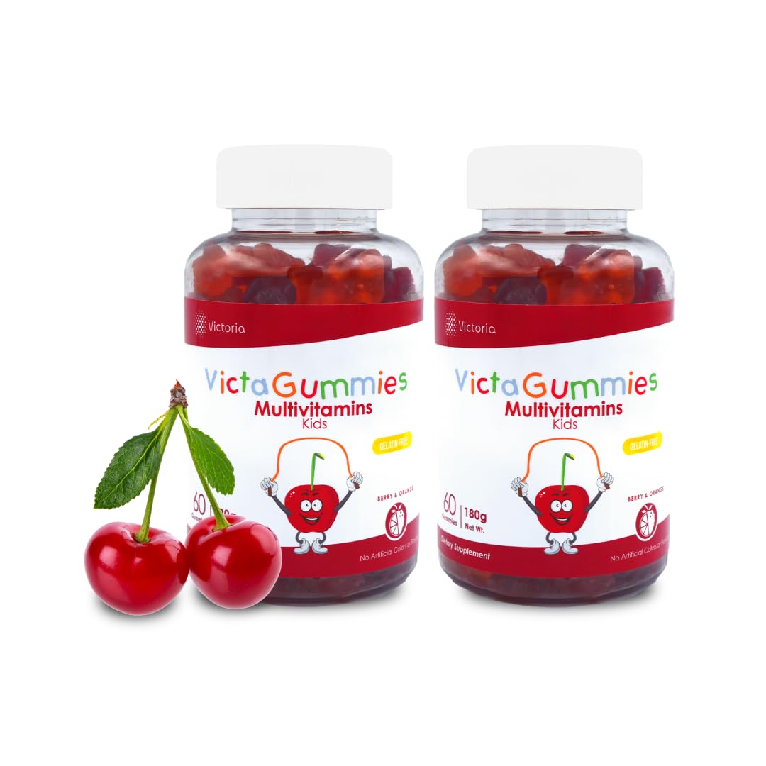 VictaGummies Kids Multivitamin Gummies x3 – Essential Daily Vitamins for Growth and Immunity – Naturally Flavored, Vegan (2)