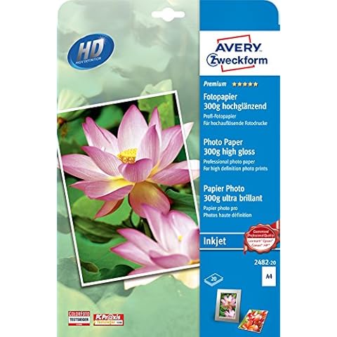 Avery Zweckform A4 Premium High-Gloss Photo Paper Cover