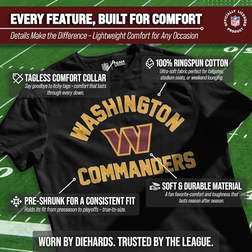 Image of NFL Gameday Cotton Blend T-Shirt for Men and Women - Licensed