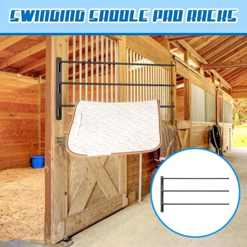 Support de couverture de cheval pivotant pour un rangement net - 8