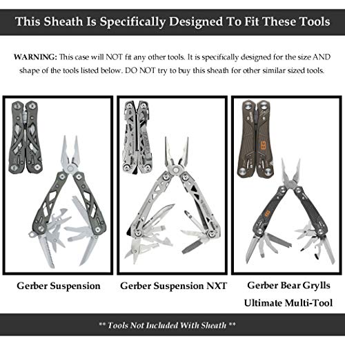 American Bench Craft Riveted Leather Multi Tool Case fits Gerber