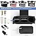 KLERICER Baby Stroller Organizer, Universal Stroller Organizer with Detachable Phone Bag, Stroller Caddy with 2 Insulated Cup Holders, Buggy Organizer Bag with 2 Hooks Fits Most Strollers (Balck)