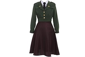 Fortunehouse Women's WWII Cosplay Dress