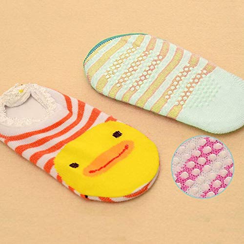 Meia Infantil Bebê Antiderrapante Desenho Bichinhos