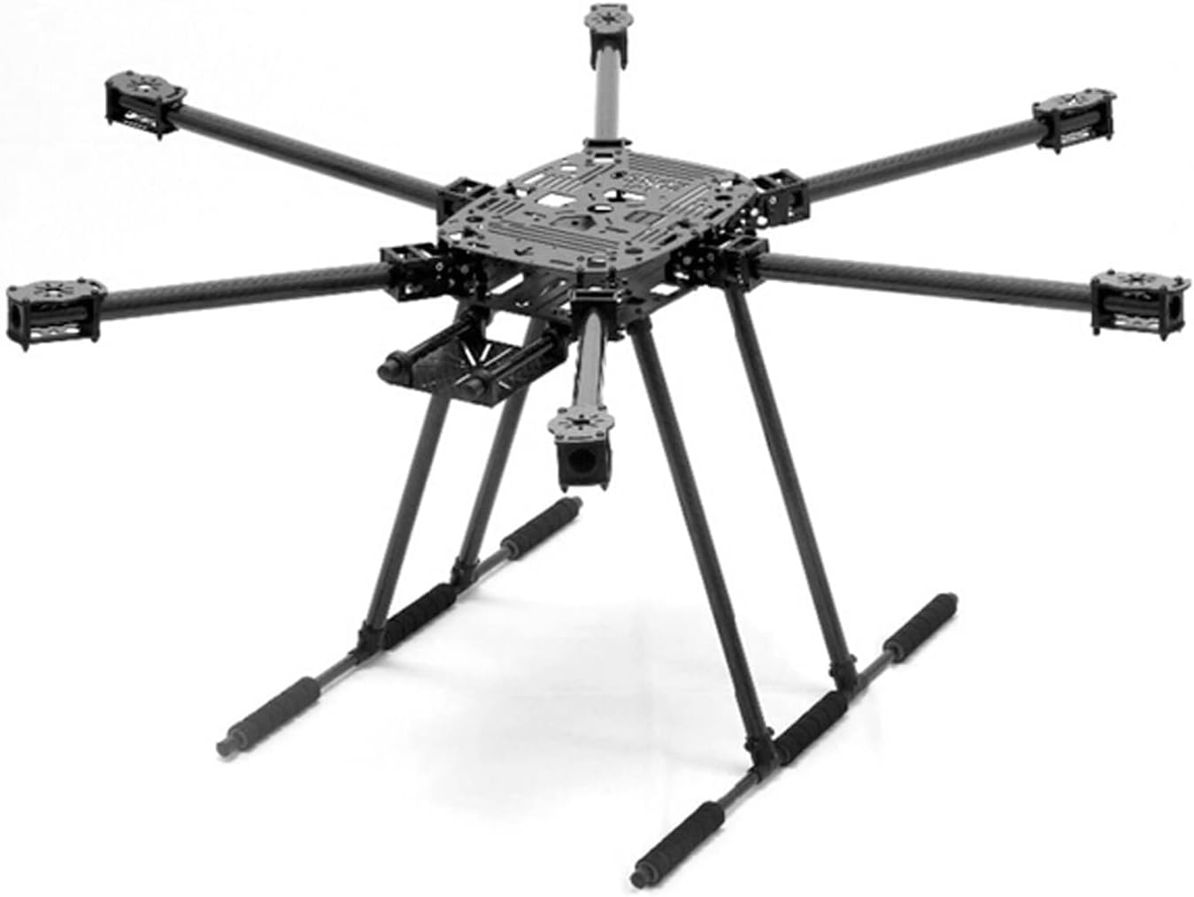 ZD850 850mm Compact Folding Hexacopter Drone Frame Kit Full Carbon Fiber