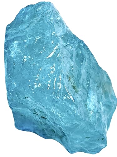 Large 1.25-2.0” Natural Aquamarine Raw Crystal Stone,Healing Gemstone for Reiki, Chakra Balancing, Meditation & Crystal Collection – Raw Aquamarine Mineral for Calmness, Clarity & Inner Peace