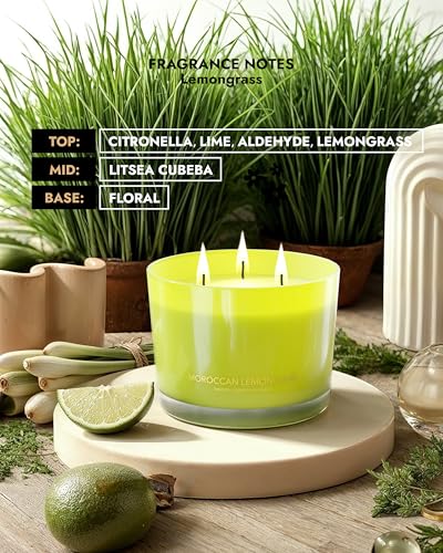96North LEM1306 Luxury Lemongrass Candle thumb #3