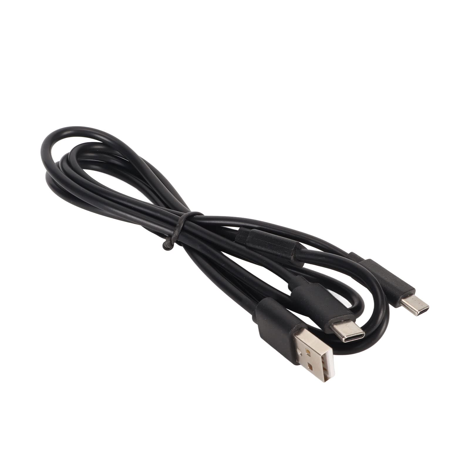 Cable de Carga Divisor Tipo C de Puerto Dual, Cable de Carga Multi USB C 2 en 1 para PS VR2 para para Switch, para Switch OLED, 2.8 Pies
