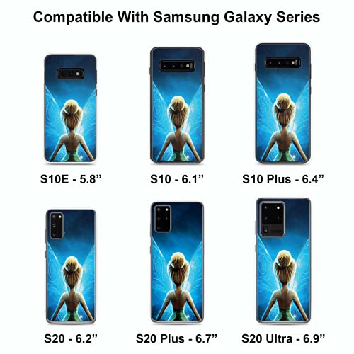 Phone Case Tinkerbell Compatible With Iphone 14 13 12 11 X Xs Xr 8 7 6 6S Mini Pro Max Plus Galaxy Note S9 S10 S20 Ultra Plus Transparent #TOP4