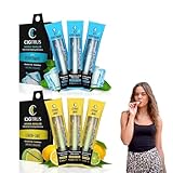 Nicotine-Free Smoking Alternative Inhaler (6-Piece) Natural Habit Replacement - Tobacco-Free, Non-Electric Craving Relief - Quit Smoking & Vaping Aid (Peppermint & Lemon Lime)