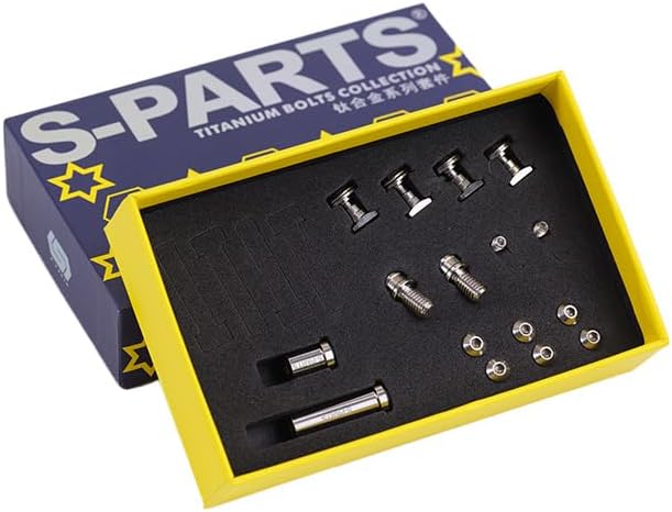 SPARTS Titanium Alloy V-Brake Replacement Bolts Kit for Shimano Series - Assorted Colors