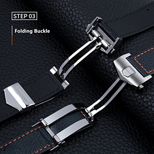 Correa reloj 22mm cuero esmerilado pulsera recambio piel mate 7