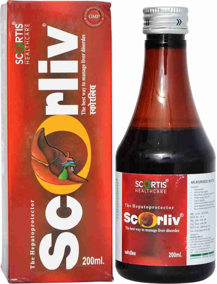 SCORTIS HEALTH CARESCORTIS HEALTH CARE Ayurvedic Scorliv Syrup, Manage Liver Disorder (2 x 200 ml)