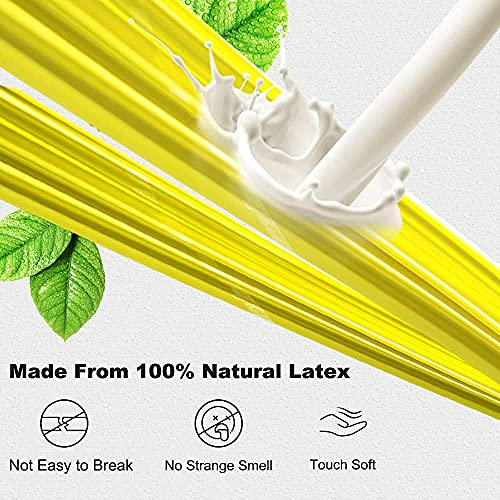 Goaitou Resistance Bands, Elastic Exercise Bands For Working Out, Physical Therapy, Recovery, Yoga, Pilates, Strength Training (Bule Perple Yellow) #TOP5