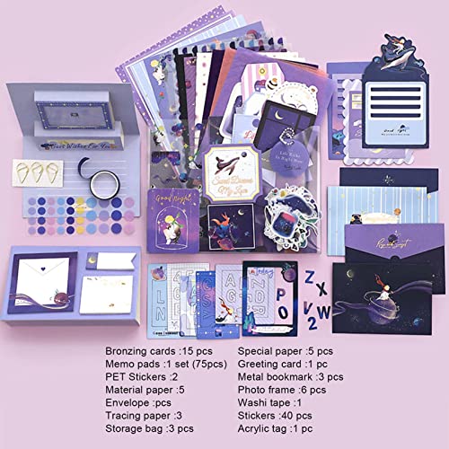 Adesivos de materiais de scrapbook kawaii - Kit de diário de fita de papel japonês DIY para meninas