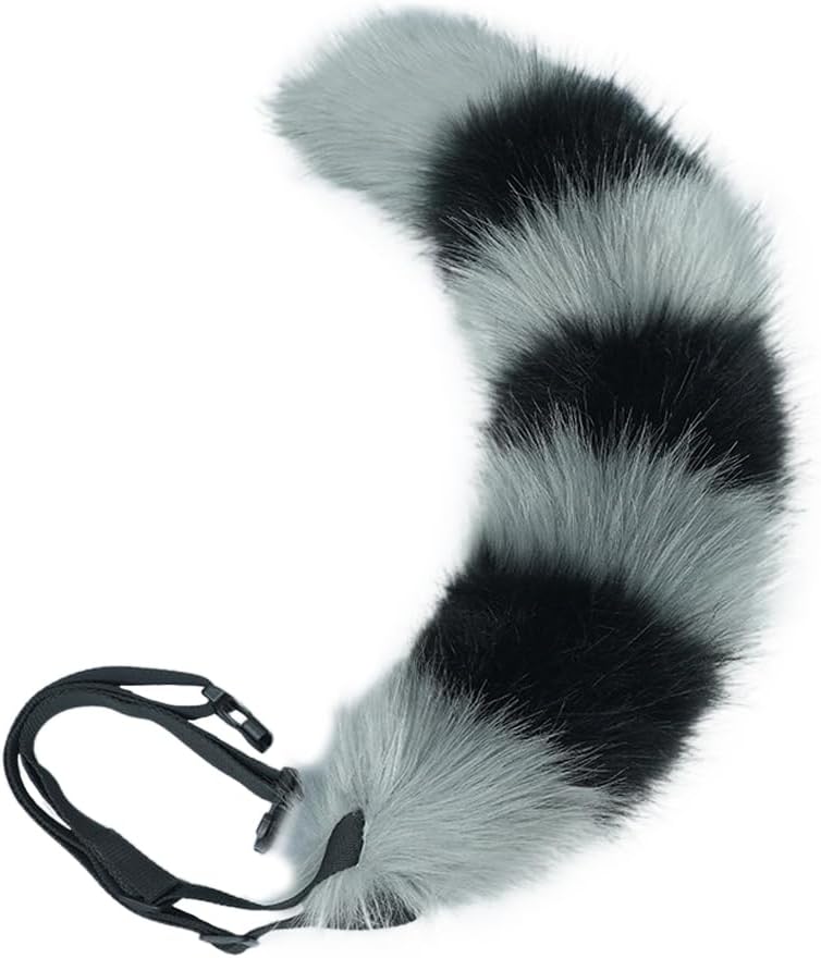 Furry Animal Fox Wolf Tail Faux Fur Tail for Cosplay Halloween Party Costume