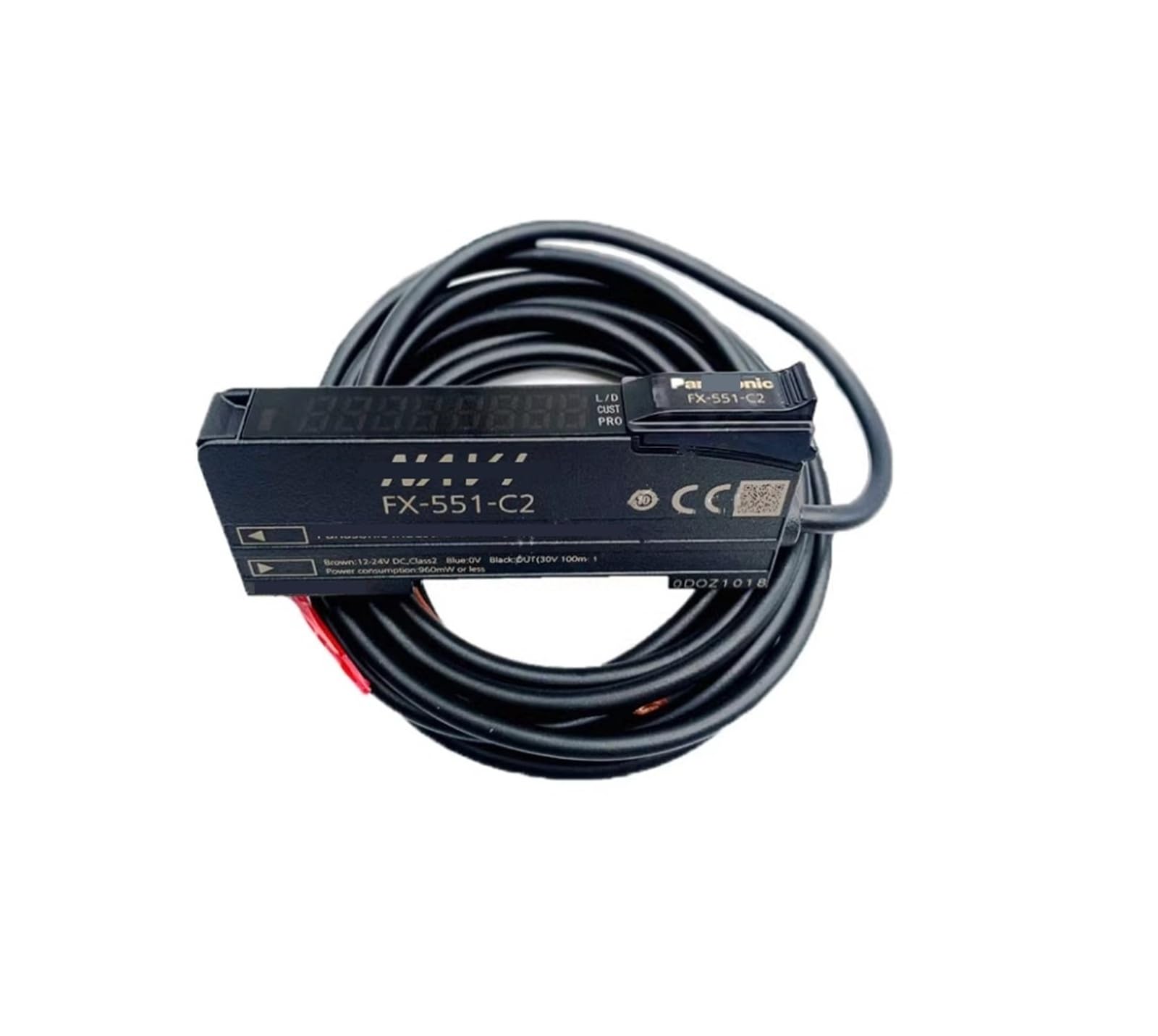 Czujnik fotoelektryczny FX-551-C2 NPN, przełącznik fotoelektryczny, wzmacniacz światłowodowy cyfrowy, oryginalne opakowanie, nigdy nie używane, natychmiastowa wysyłka Do użytku przemysłowego