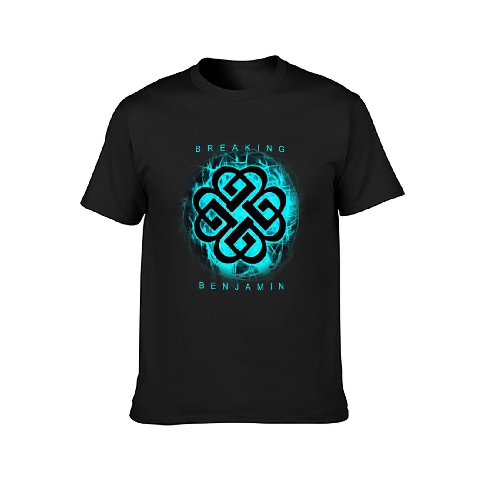 Balance Master Breaking Benjamin Unisex 100% Cotton Short-Sleeve T-Shirts Black XL