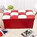 YWAWJ Divano Sgabello Storage Box Toy Box Folding Bagagli for cameretta Piccolo Divano Uso Domestico Perfetto Multifunzione for Uso Domestico Bagagli Tessuti Toy Box Organizer