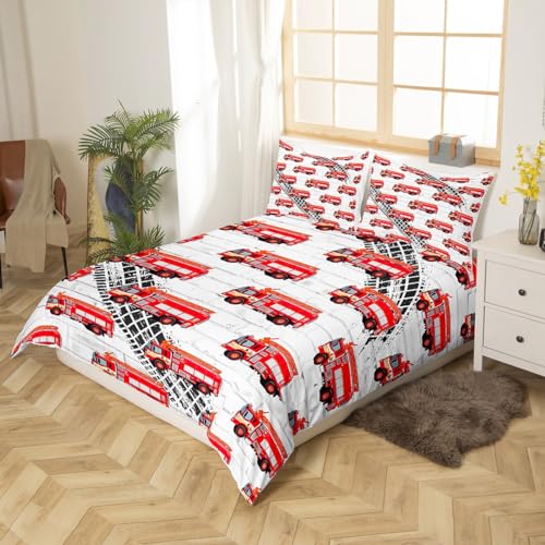 Housse de couette camion de pompier en microfibre douce facile à repasser - 4