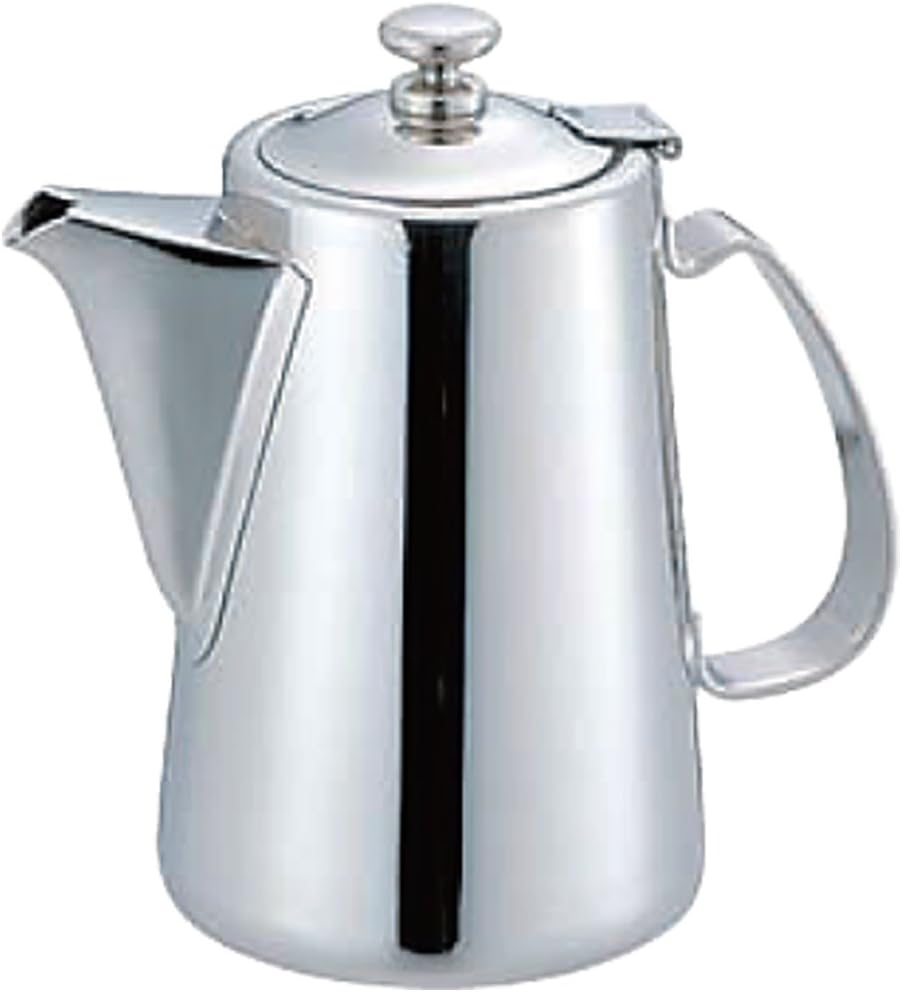 Yamashita Kogei UK 18-8 Tibori Coffee Pot, For 5 People, 28.5 fl oz (850 cc) 120160018