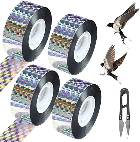 80m Vogelabwehrband – Reflektierend, 4,5 Cm Breit, Für Garten & Dach, Vogelschutz