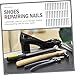 Homoyoyo Leather Shoes Nails Shoes Repairing Tools High Hardness Iron Nails Easy to Use and Install